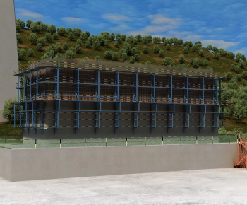 Industrial Style Building Appearance-ID:525059945