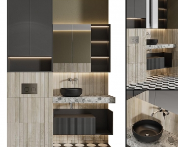 Modern Bathroom Cabinet-ID:241947893