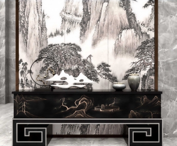 New Chinese Style Console-ID:764323001