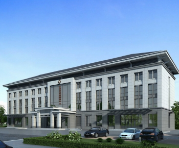 Modern Appearance Of Commercial Building-ID:644561058