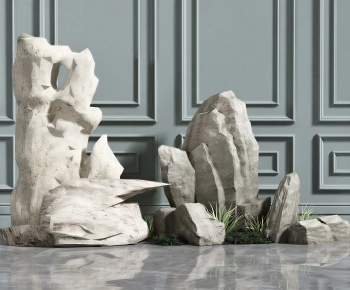 Modern Rockery Waterscape-ID:133097897