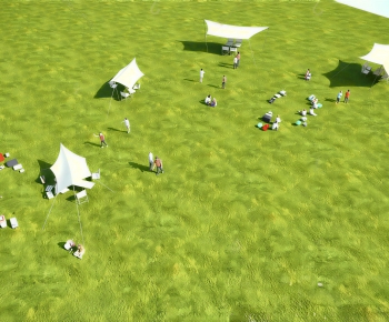 Modern Park Landscape-ID:692050938