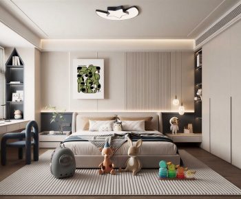 Modern Boy's Room And Son's Room-ID:511569024