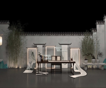 New Chinese Style Exhibition Hall-ID:332741025