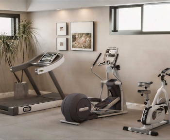 Modern Home Fitness Room-ID:660990001