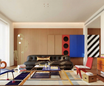 Modern A Living Room-ID:744946005