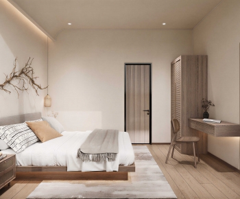 Wabi-sabi Style Bedroom-ID:897567995