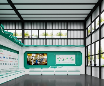 Modern Exhibition Hall-ID:314886092