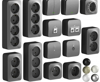 Modern Switch Socket Panel-ID:235985041