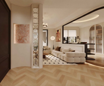 French Style A Living Room-ID:774713049