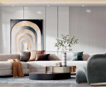 Modern A Living Room-ID:962383998