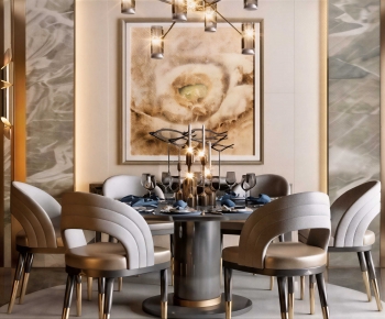 Modern Dining Table And Chairs-ID:578539489