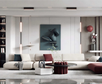 Modern A Living Room-ID:921792988