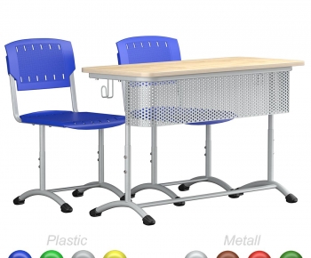 Modern Computer Desk And Chair-ID:666992903