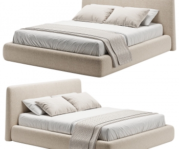 Modern Double Bed-ID:889691115