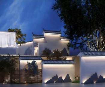 New Chinese Style Courtyard/landscape-ID:405869965