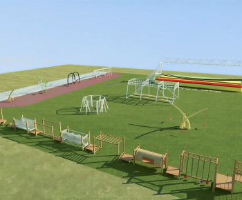Modern Park Landscape-ID:716242074