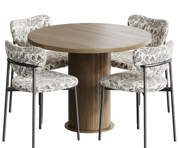 Modern Dining Table And Chairs-ID:690228919