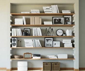 Modern Bookshelf-ID:903285034