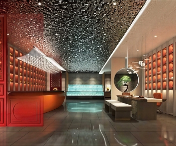 New Chinese Style Lobby Hall-ID:319359066