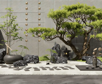 Japanese Style Courtyard/landscape-ID:994690906