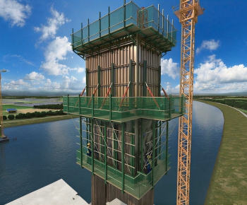 Modern Building Appearance-ID:487333063