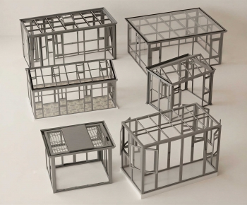 Modern Glass Sunshine Room-ID:758411881