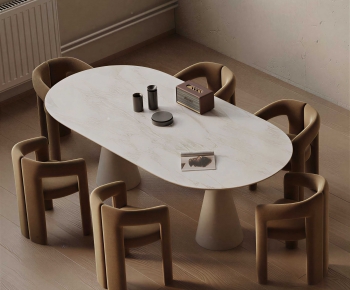 Modern Dining Table And Chairs-ID:281447893