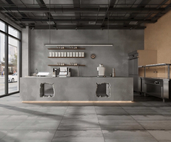 Industrial Style Cafe-ID:370378023