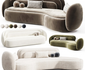 Modern Curved Sofa-ID:374397999