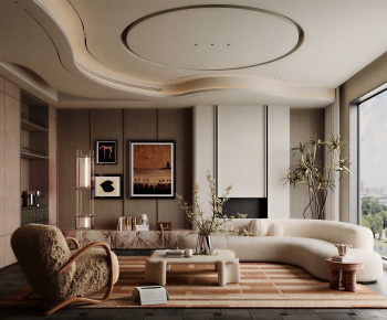 Wabi-sabi Style A Living Room-ID:236793999