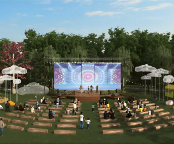 Modern Park Landscape-ID:774575959