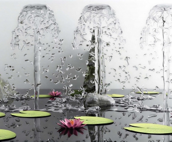 New Chinese Style Rockery Waterscape-ID:823309904