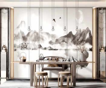 New Chinese Style Tea House-ID:611480009