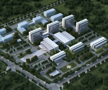 Modern Architectural Bird's-eye View Planning-ID:824282889