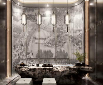 New Chinese Style Tea House-ID:883622881