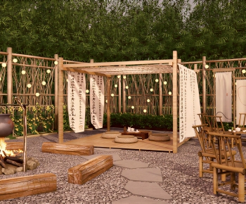 New Chinese Style Courtyard/landscape-ID:658118015