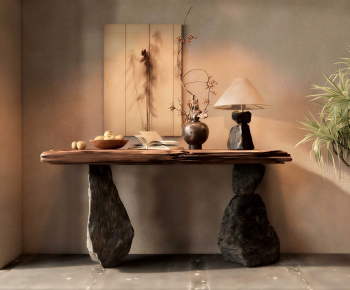 Wabi-sabi Style Console-ID:417280288