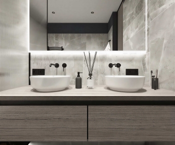Modern Bathroom Cabinet-ID:560131079