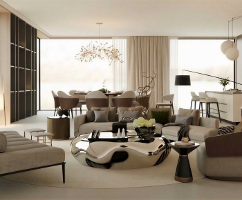 Modern A Living Room-ID:531199936