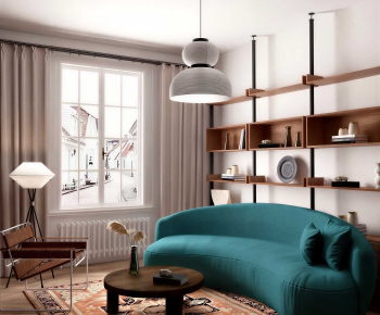 Modern A Living Room-ID:798645026