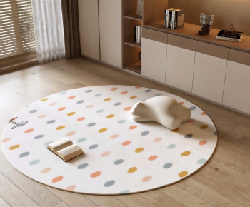 Modern Circular Carpet-ID:430357935