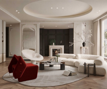 Modern A Living Room-ID:429491044
