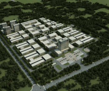 Modern Architectural Bird's-eye View Planning-ID:919200902