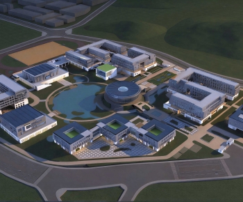 Modern Architectural Bird's-eye View Planning-ID:310488941