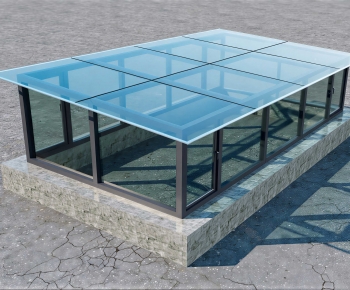 Modern Glass Sunshine Room-ID:233797075