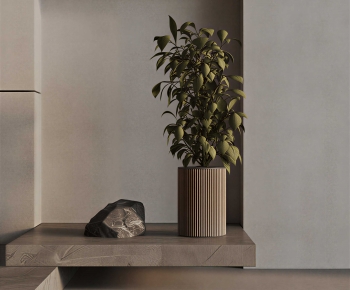 Modern Ground Green Plant Potted Plants-ID:957998048
