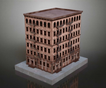 Retro Style Building Appearance-ID:496041063