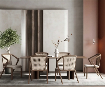 Modern Dining Table And Chairs-ID:631557945