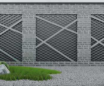 New Chinese Style Landscape Wall-ID:503718953